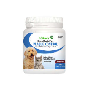 Vetnex Plaque Control Dental Chews Beef Liver for Dogs